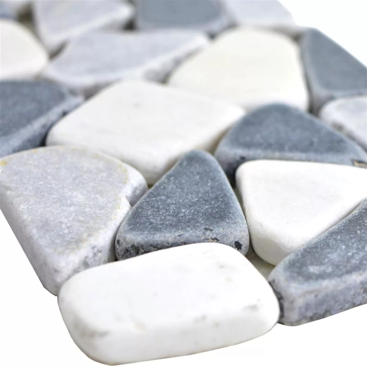 Kamień Naturalny Marmur Listwa Alzira Czarny Biały Szary