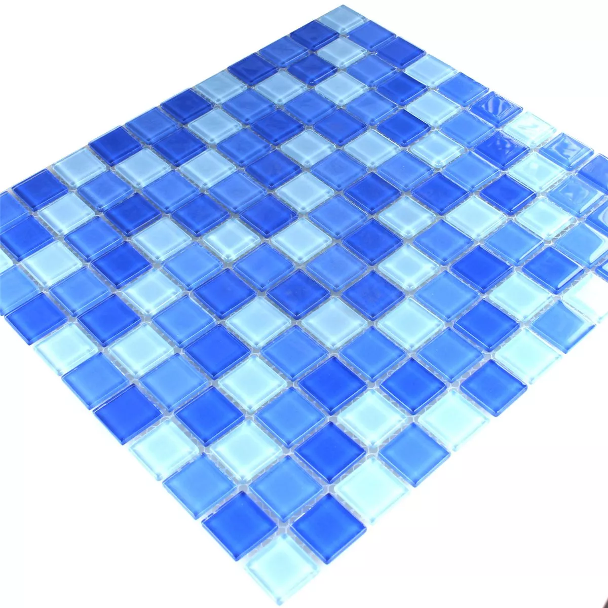 Mozaika Szkło Jasnoniebieski 25x25x4mm