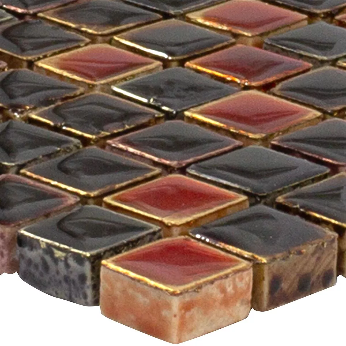 Kamień Naturalny Mozaika Firestone Czerwone Mix