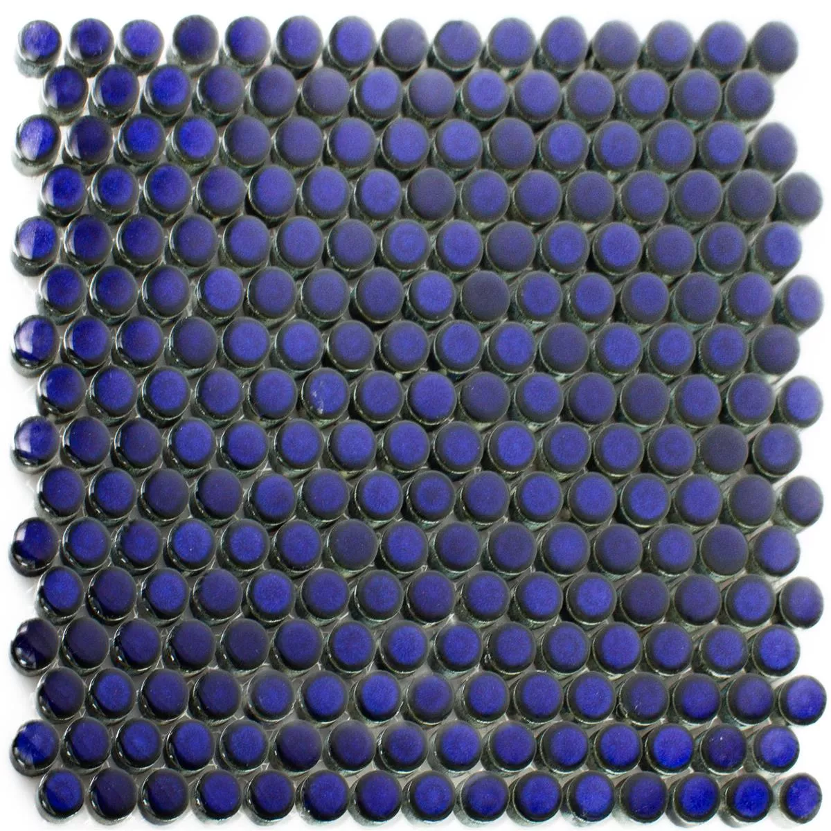 Mozaika Ceramiczna Płytki Joplin Guzik Okrągły Niebieski