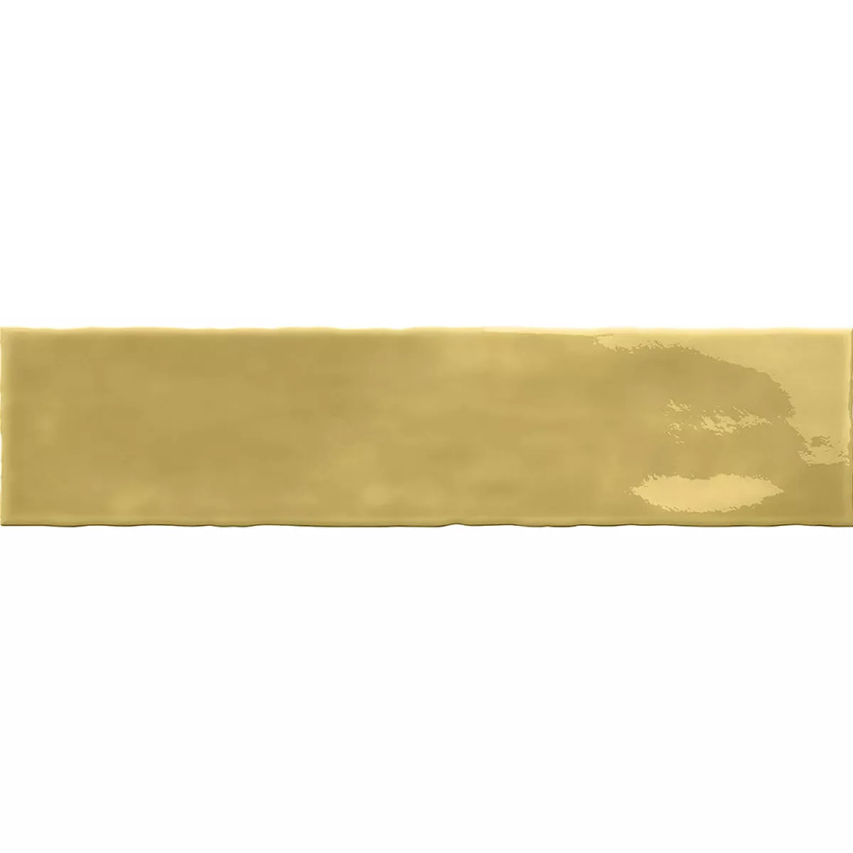 Płytki Ścienne Lugo Karbowany Żółty 7,5x30cm