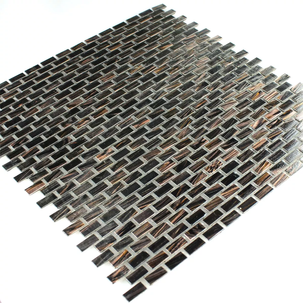 Mozaika Szklana Goldstar Brązowy Mini Brick