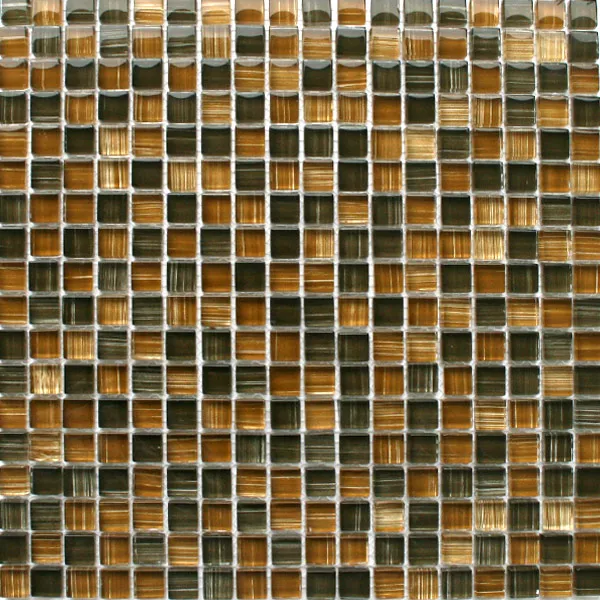 Mozaika Szklana Płytki Brązowy Mix