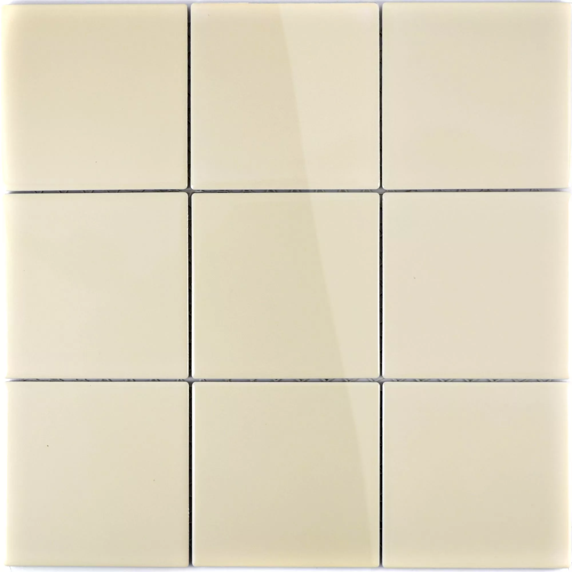 Ceramika Mozaika Adrian Beżowy Błyszczący Kwadrat 98
