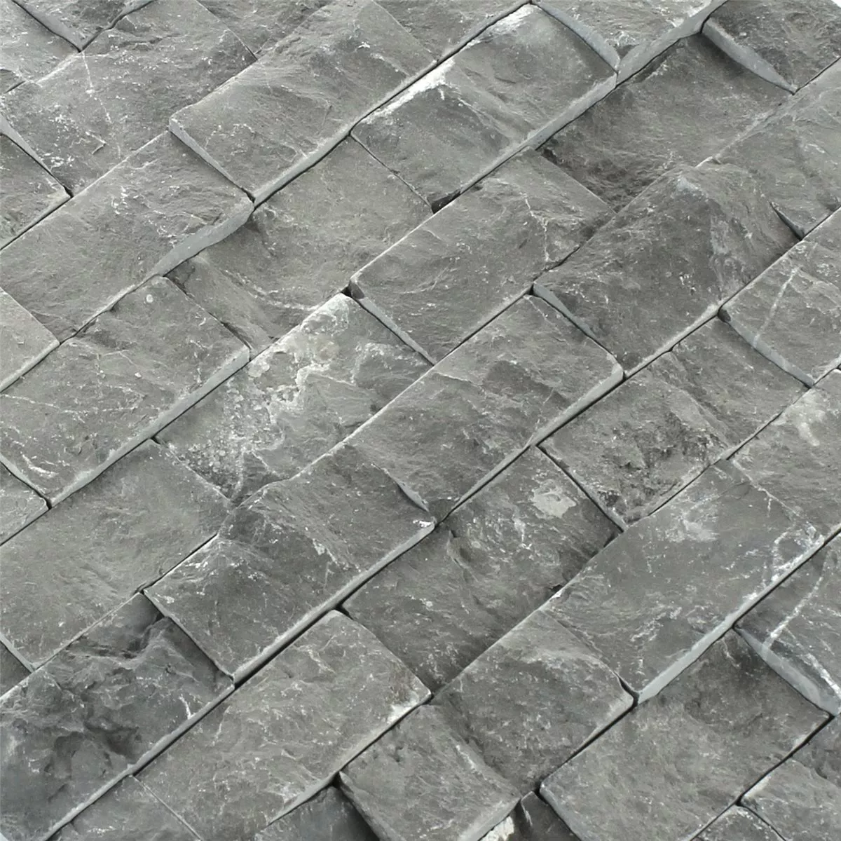 Mozaika Łupek Bricks Antracyt