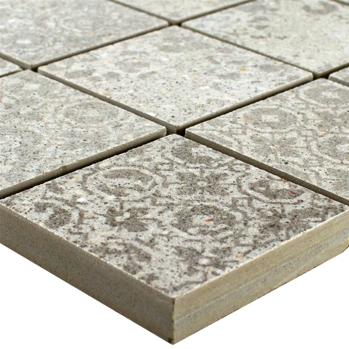 Mozaika Ceramiczna Płytki Eylem Retro Optyka Beżowy Q48 Mozaika Ceramiczna Płytki Eylem Retro Optyka Beżowy Q48
