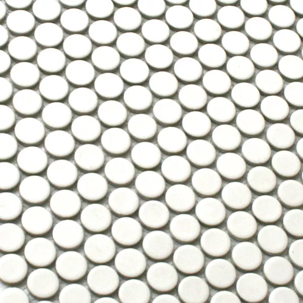 Mozaika Ceramika Drop Biały Uni