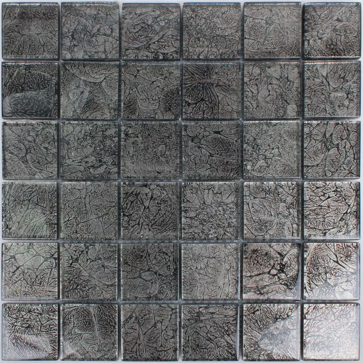 Mozaika Szkło Kandila Czarny 48x48x8mm