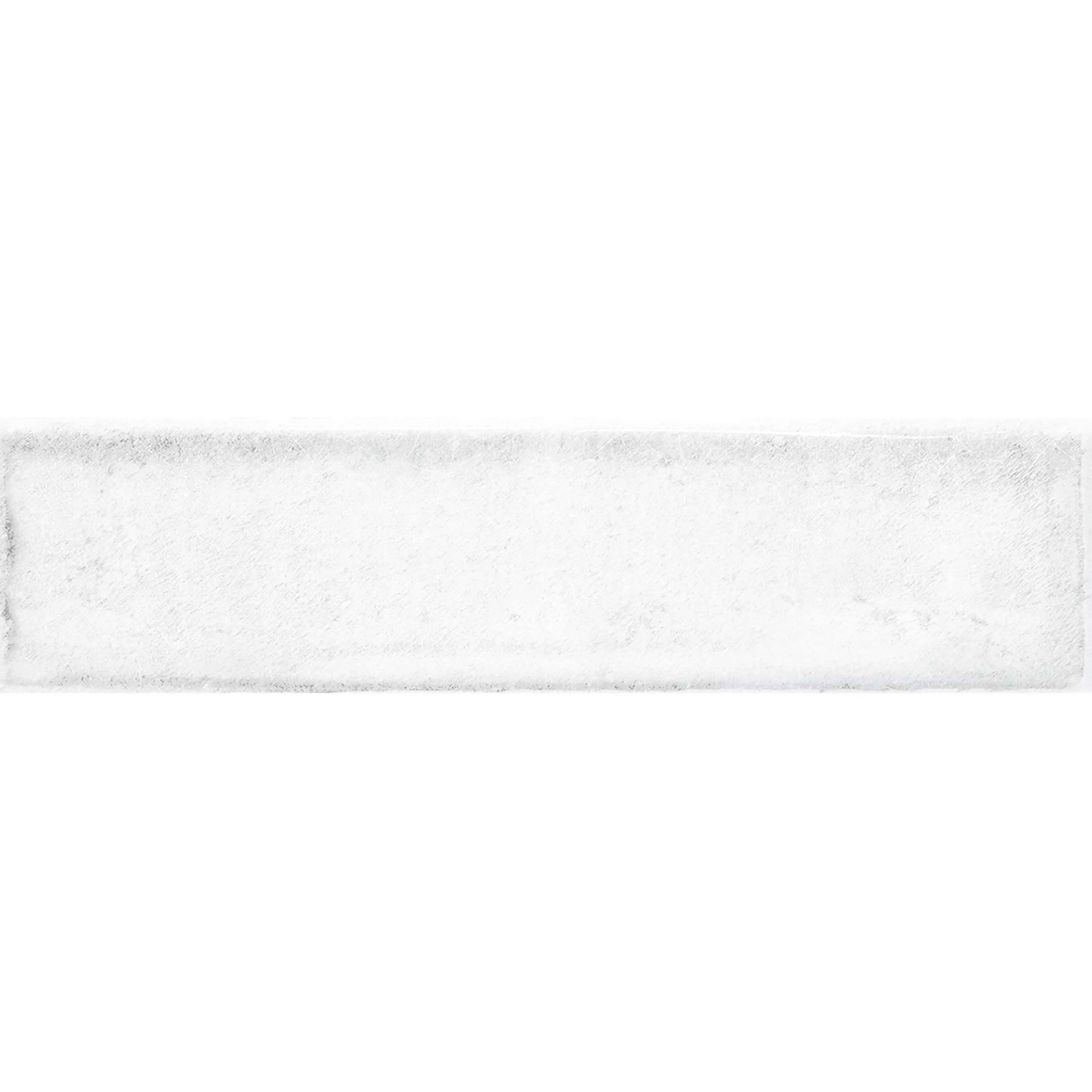 Płytki Ścienne Maestro Karbowany Błyszczący Biały 7,5x30cm