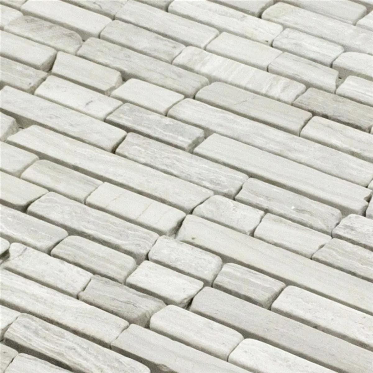 Mozaika Marmur Brick Stanley Szary