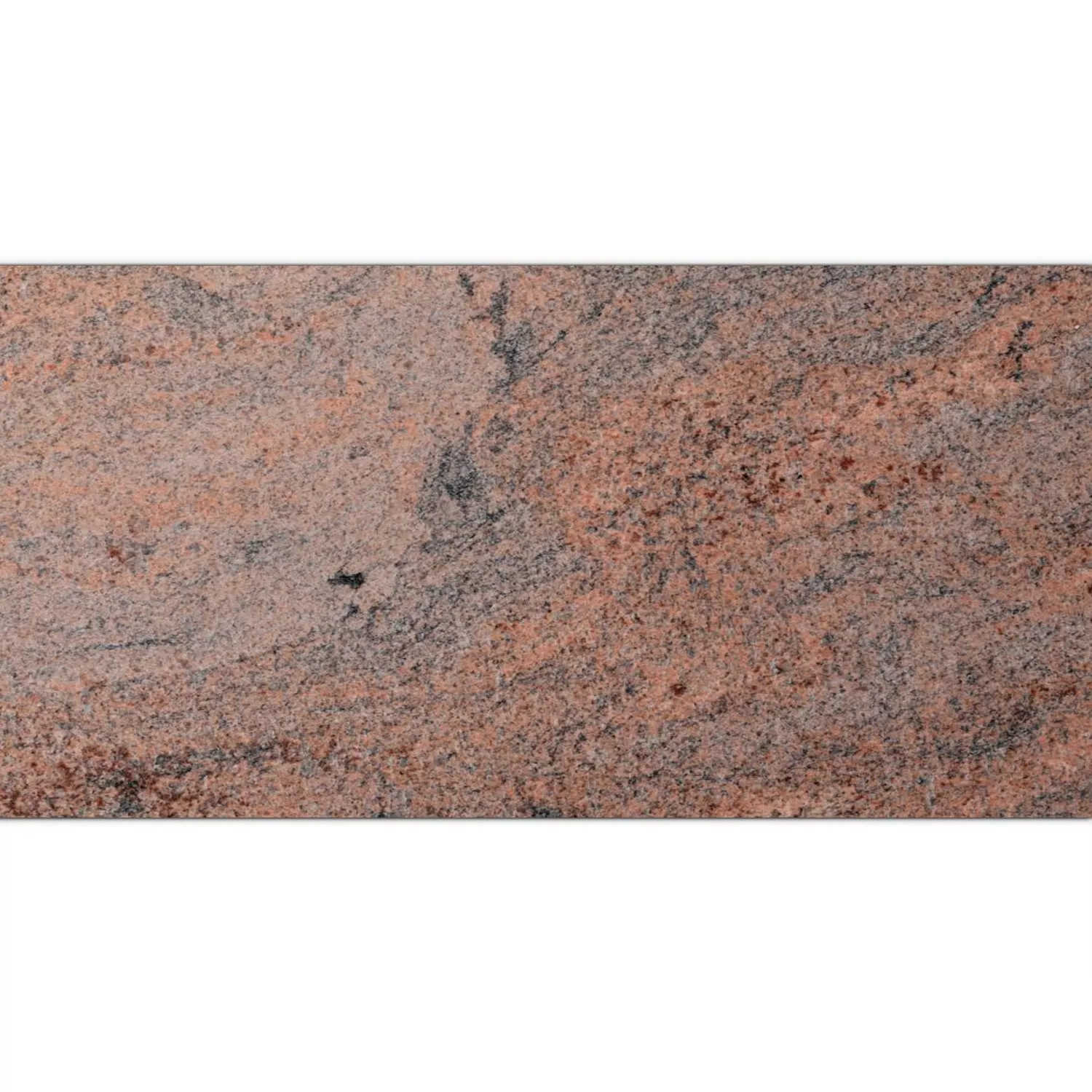 Plytka Z Naturalnego Kamienia Granit Multicolor Red Szczotkowane 30,5x61cm