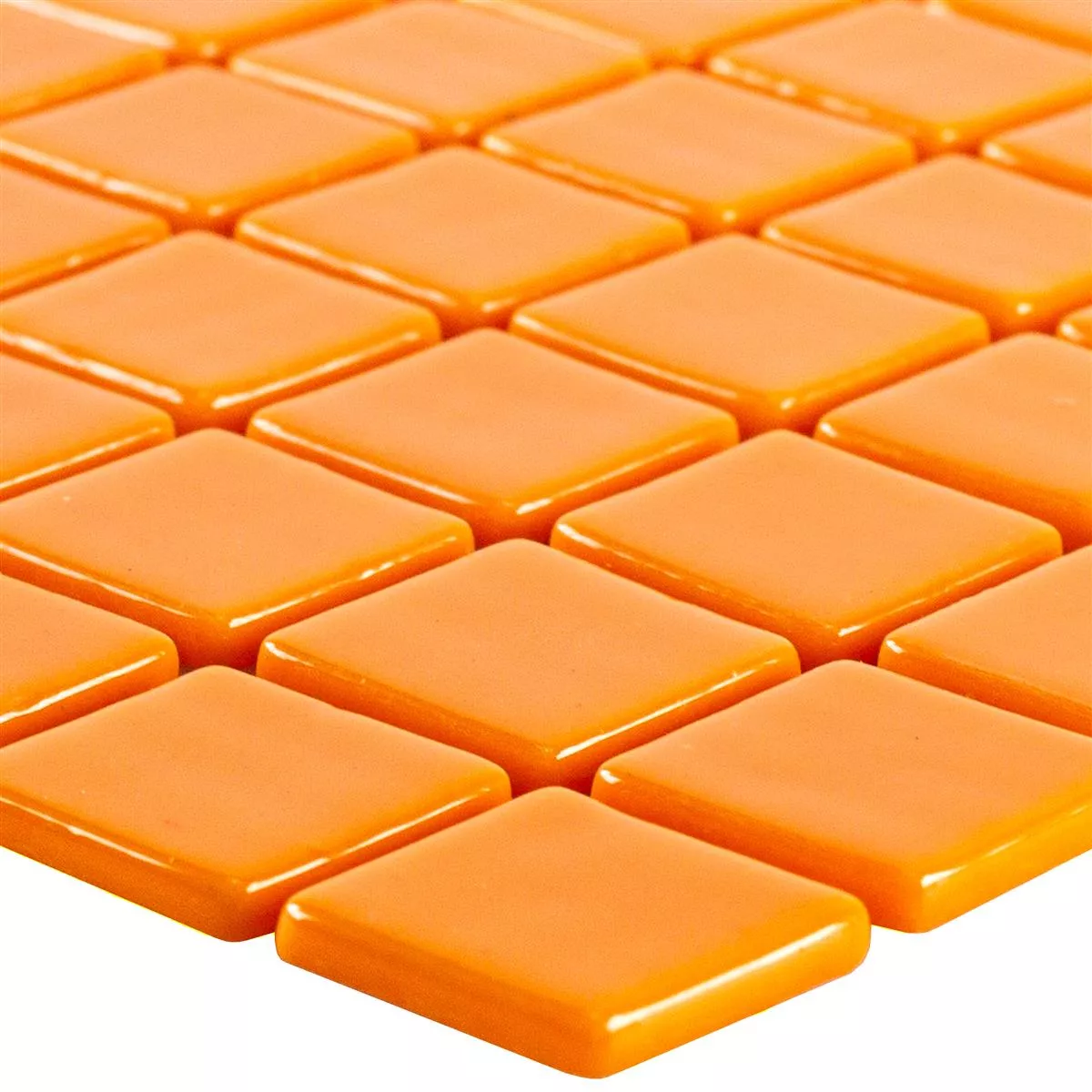 Próbka Szkło Pool Basenowa Mozaika Pixley Pomarańczowy