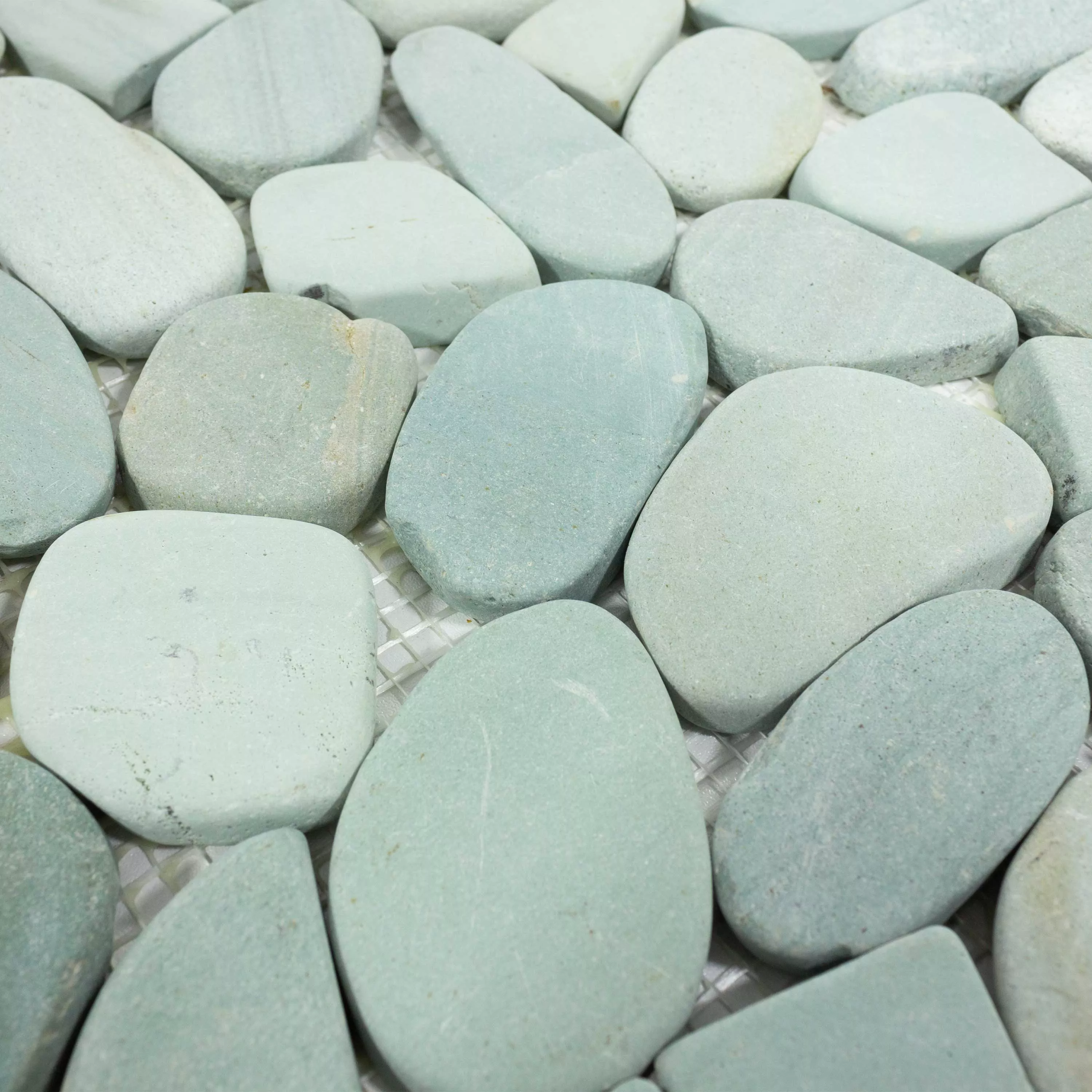 Kamień Otoczak Kamień Naturalny Mozaika W Plasterkach Green Oasis