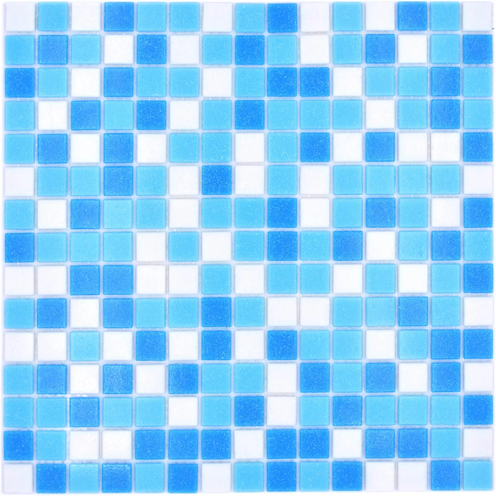 Basenowa Mozaika North Sea Biały Niebieski Mix
