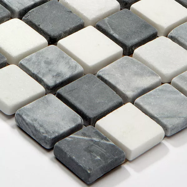 Próbka Mozaika Marmur Czarny Mix 