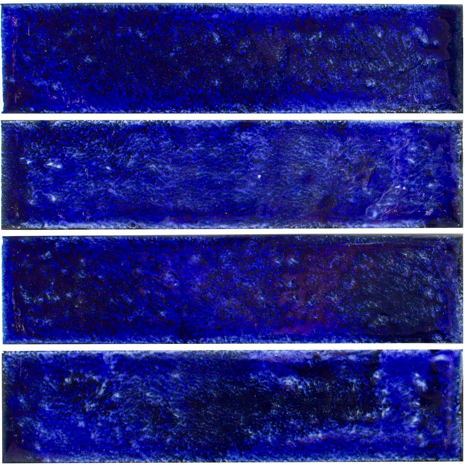 Próbka Płytki Ścienne Vanroy Karbowany 6x24cm Ciemnoniebieski