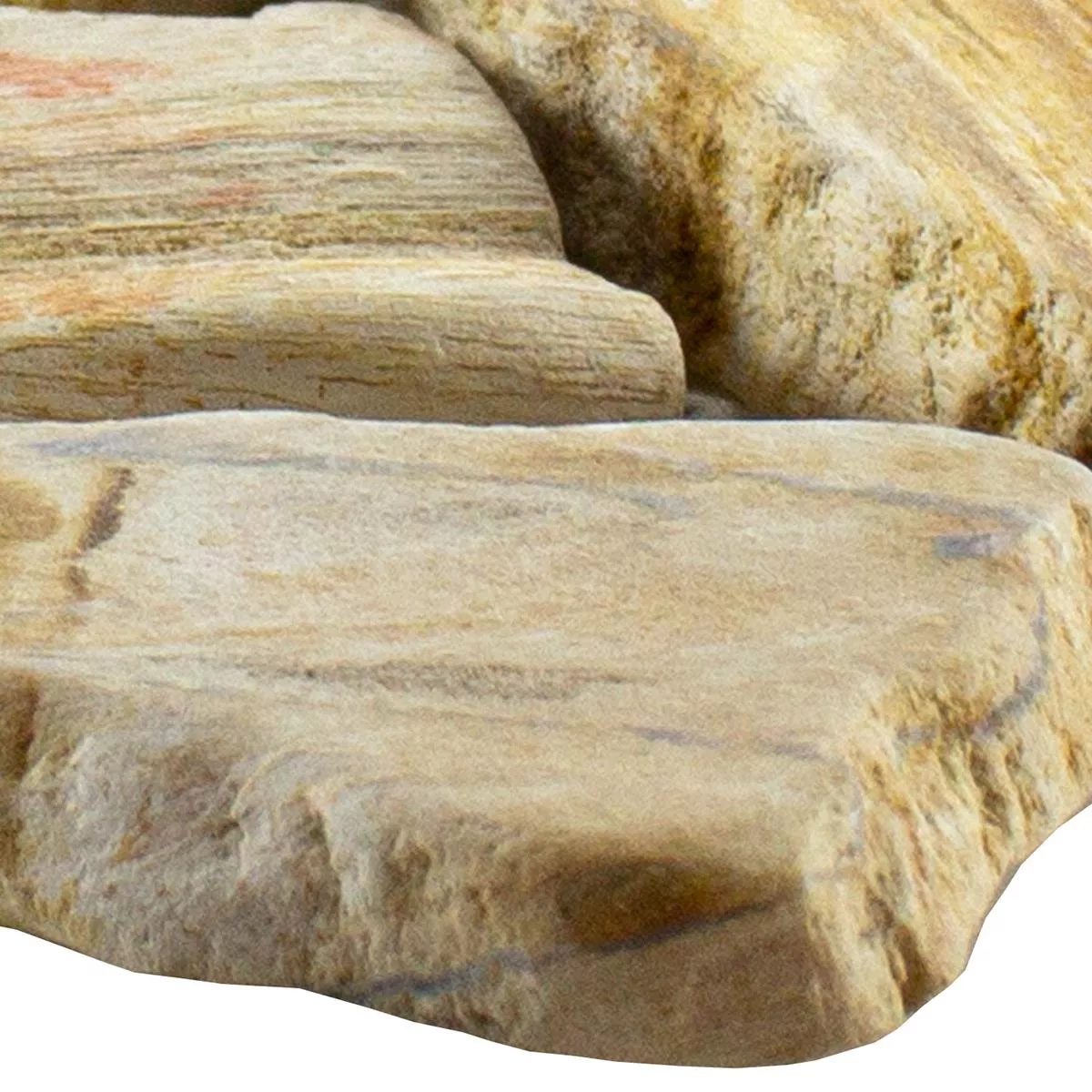 Próbka Marmur Łamany Mozaika Erdenet Brązowy Beżowy