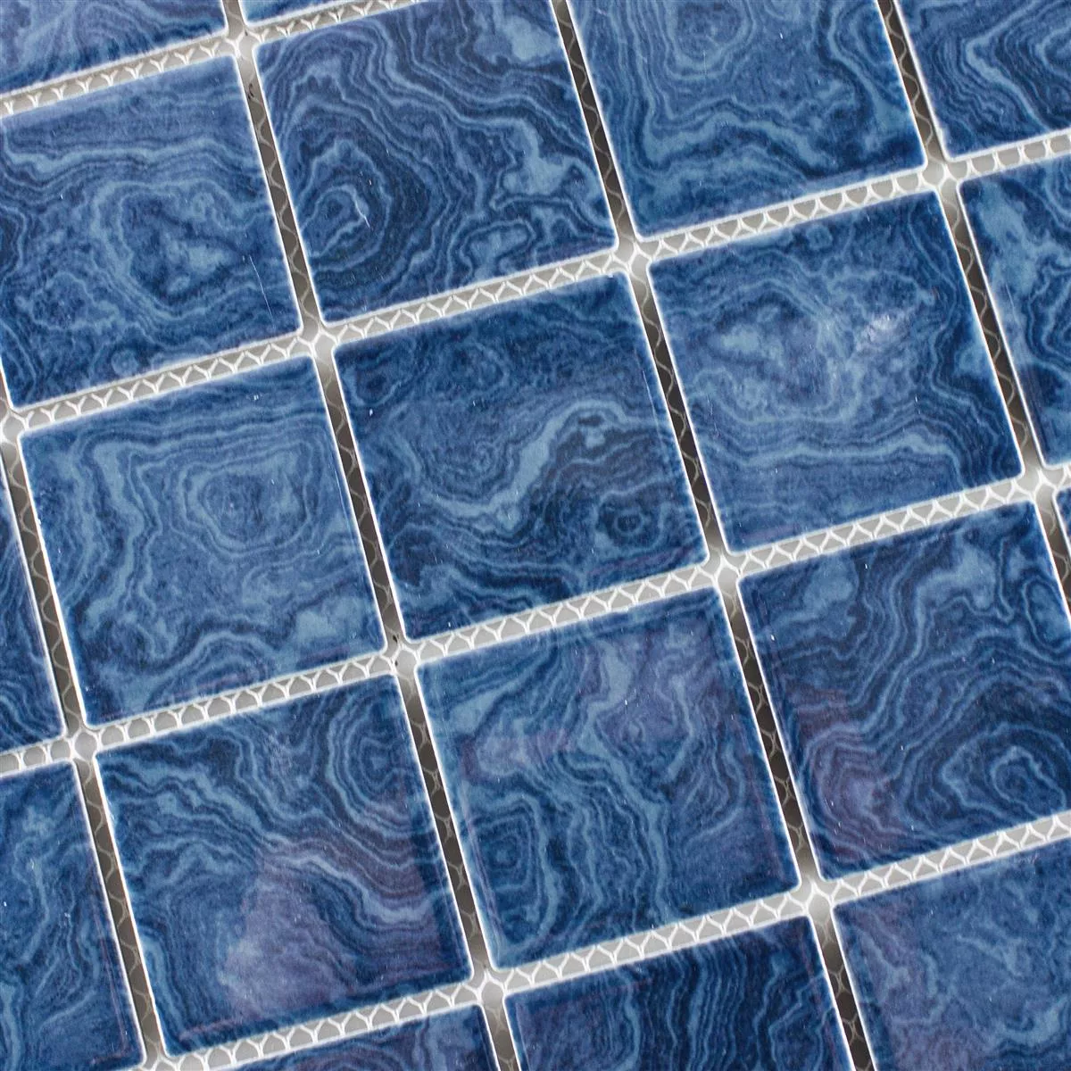 Ceramika Mozaika David Niebieski Uni