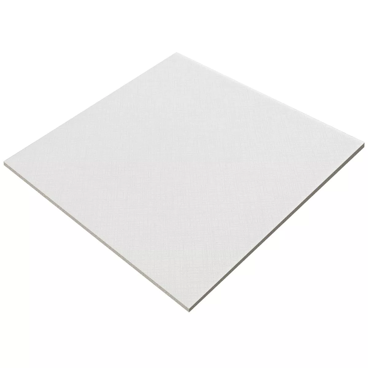 Próbka Płytki Podłogowe Cement Optyka Wildflower Biały Płytka Podstawowa 18,5x18,5cm