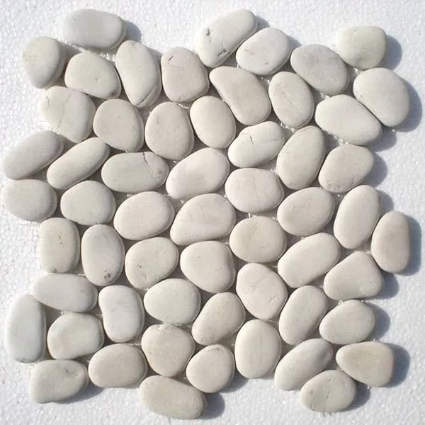 Próbka od Mozaika Kamień Otoczak Kamień Naturalny Biały