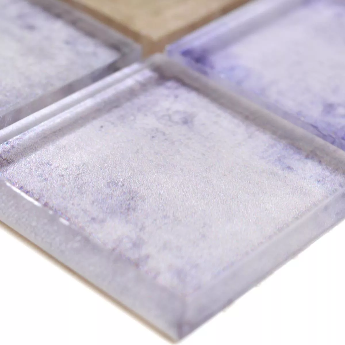 Próbka Mozaika Szklana Płytki Clementine Niebieski