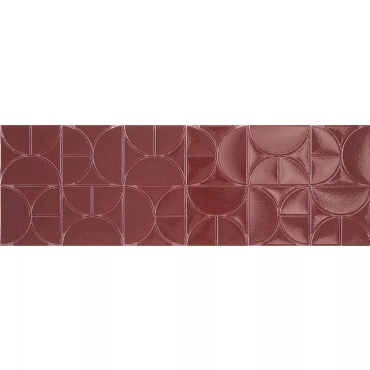 Galilea Rot Glänzend 24x74 cm