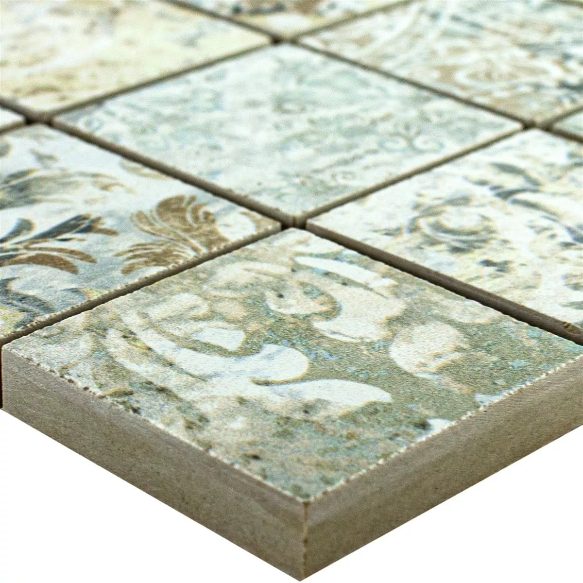 Mozaika Ceramiczna Płytki Bellona Efekt Jasne Kolory 47x47mm