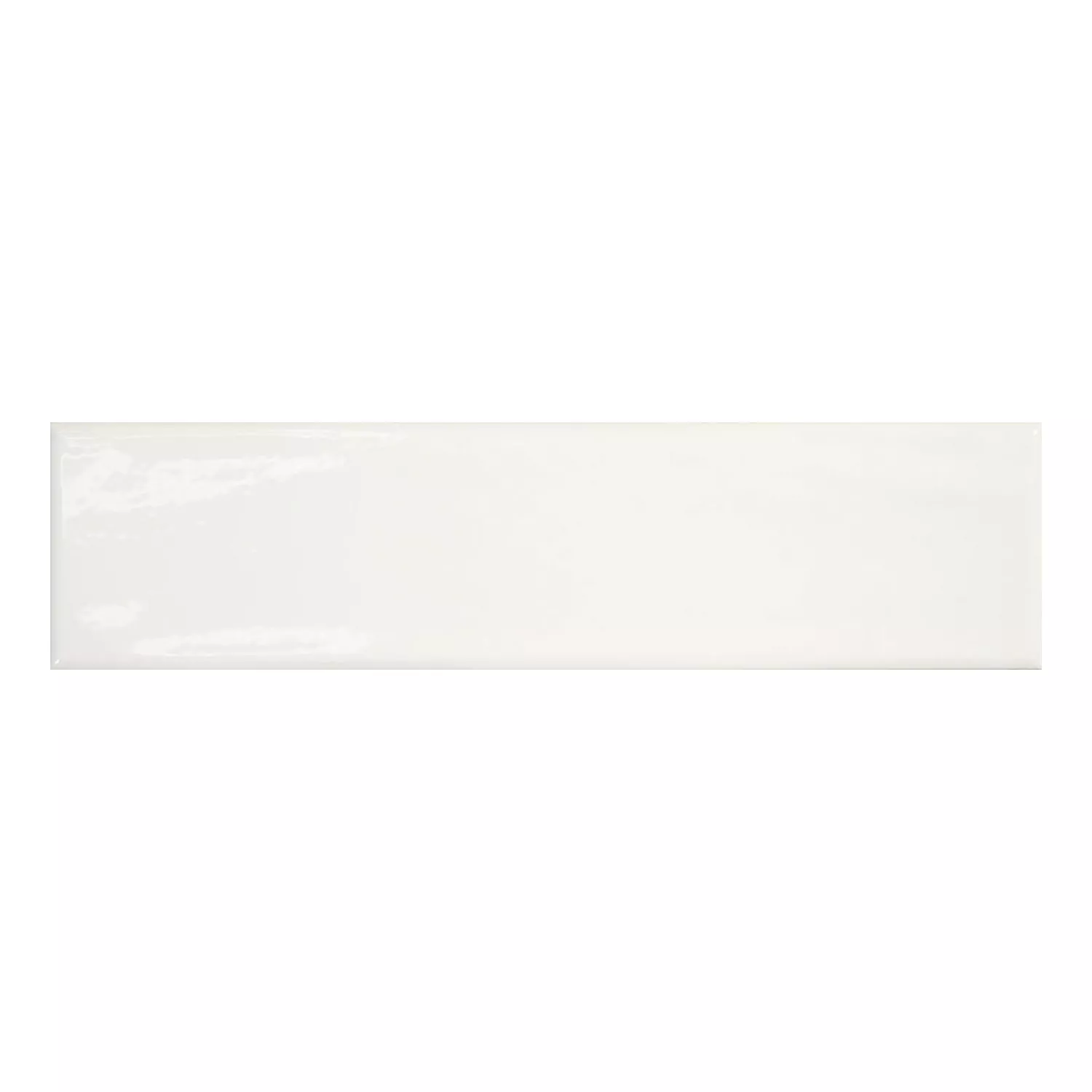 Capena Biały Błyszczący Rustykalny 7,5x30 cm Blanco