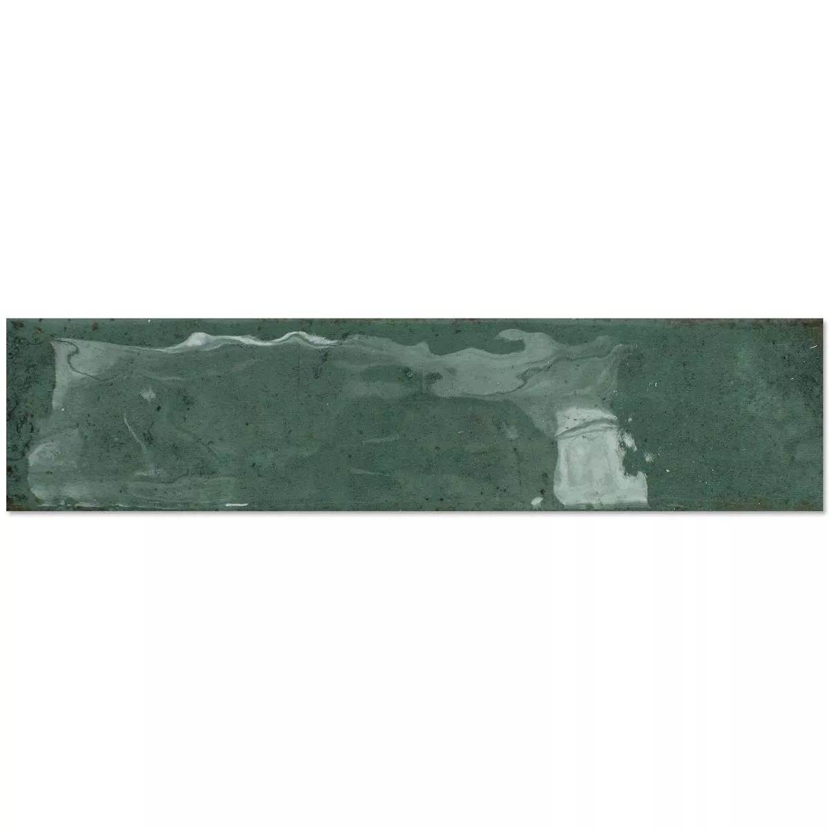 Płytki Ścienne Kiowa Błyszczący Karbowany 6x25cm Zielony