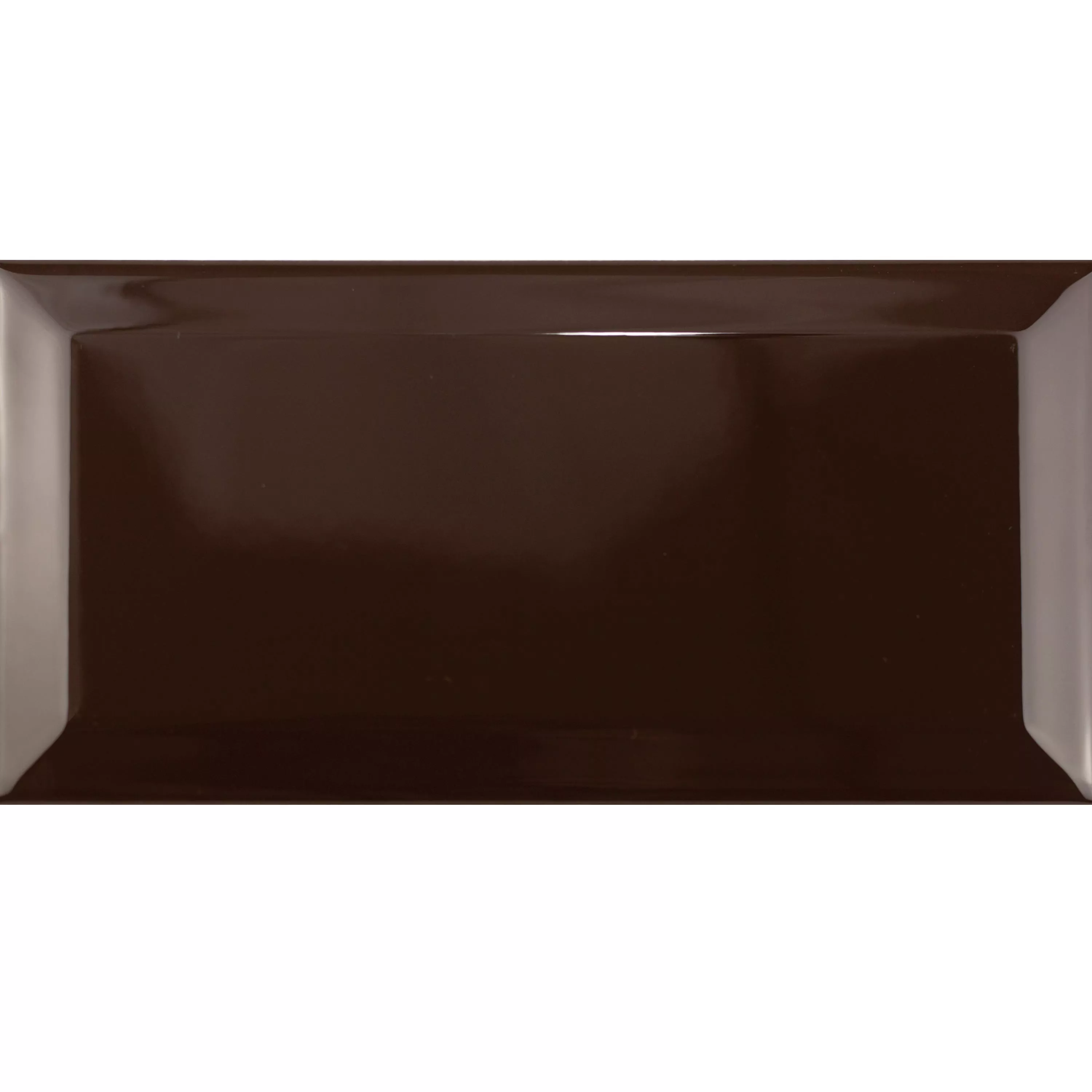 Metro Płytki Ścienne Brussel Z Faset 10x20x0,7cm Chocolate Metro Płytki Ścienne Brussel Z Faset 10x20x0,7cm Chocolate