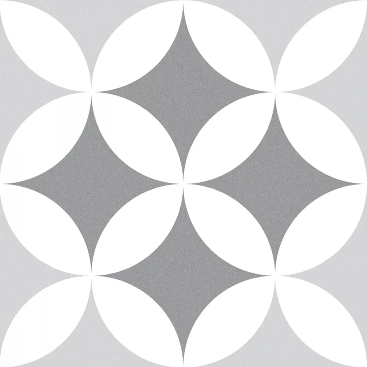 Atlantica Oteiza Szary Bialy 25x25 cm