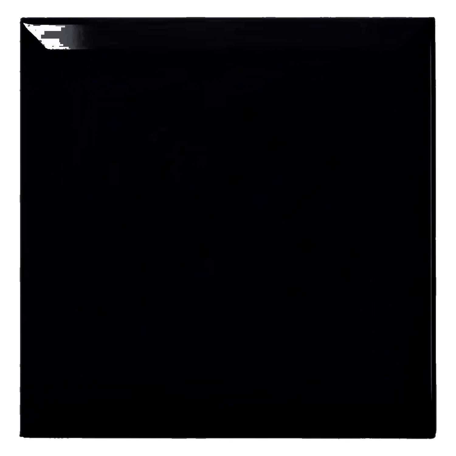 Kafelek metra Czarny Błyszczący 20x20 cm Z Faset Freetown Negro