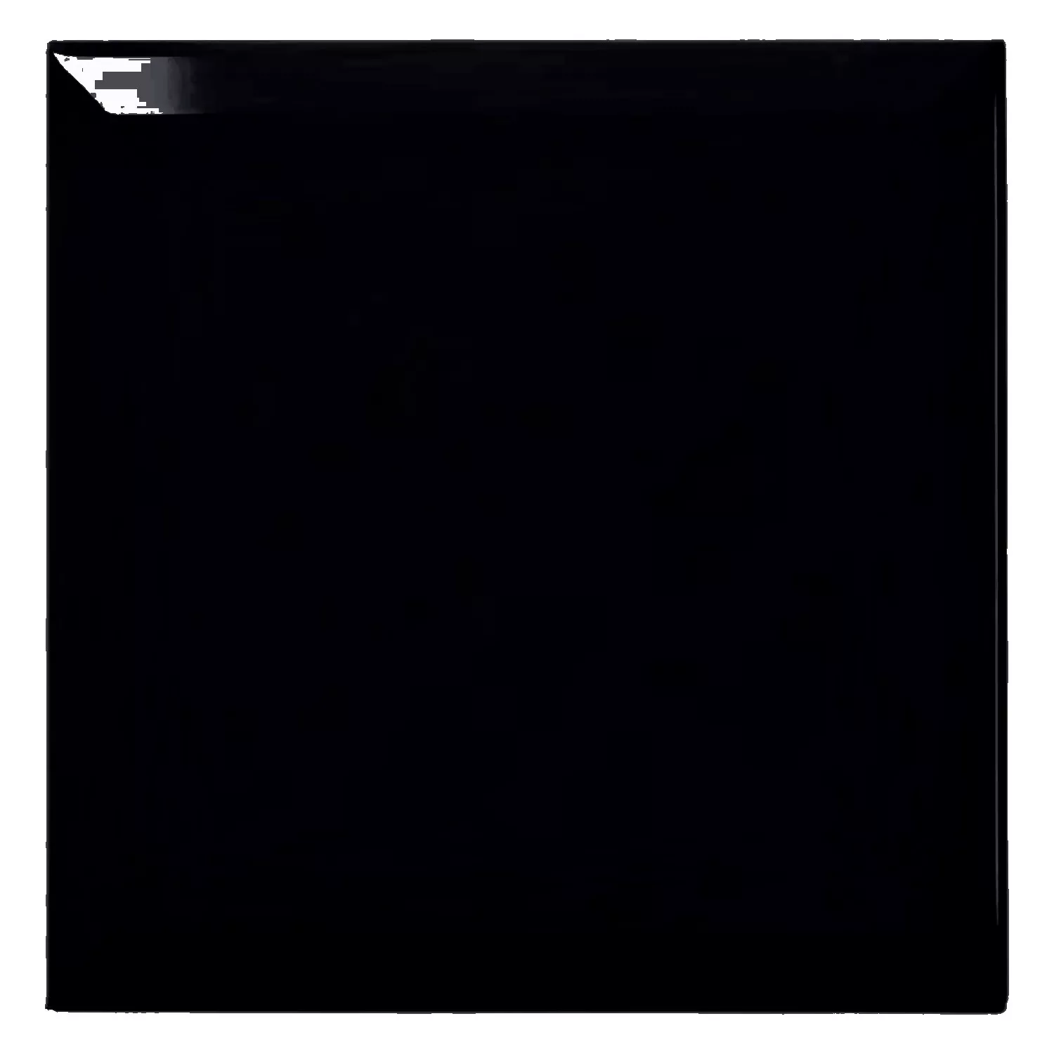 Kafelek metra Czarny Błyszczący 20x20 cm Z Faset Freetown Negro