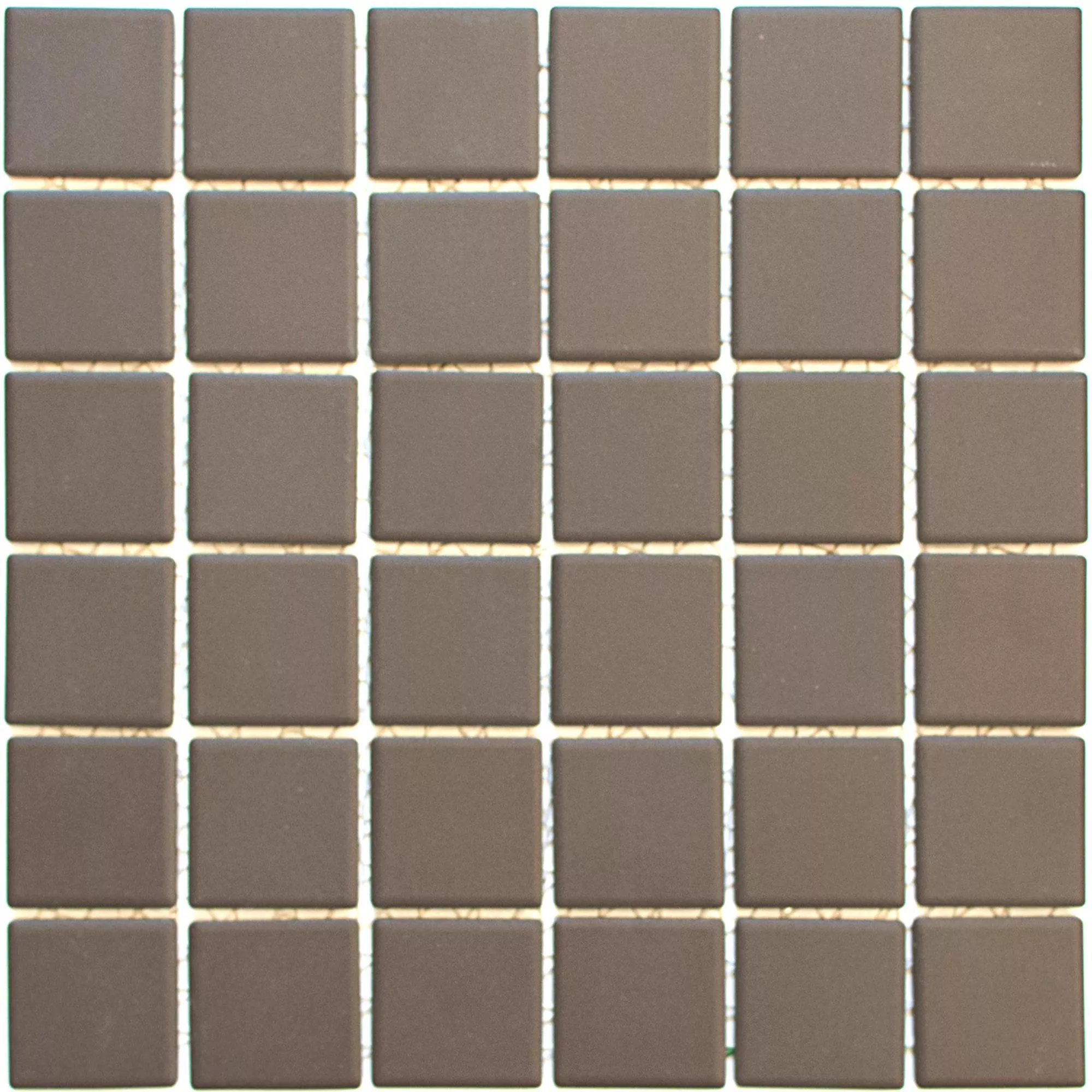 Próbka Mozaika Ceramiczna Miranda Brązowy Antypoślizgowe Bez Glazury Q47