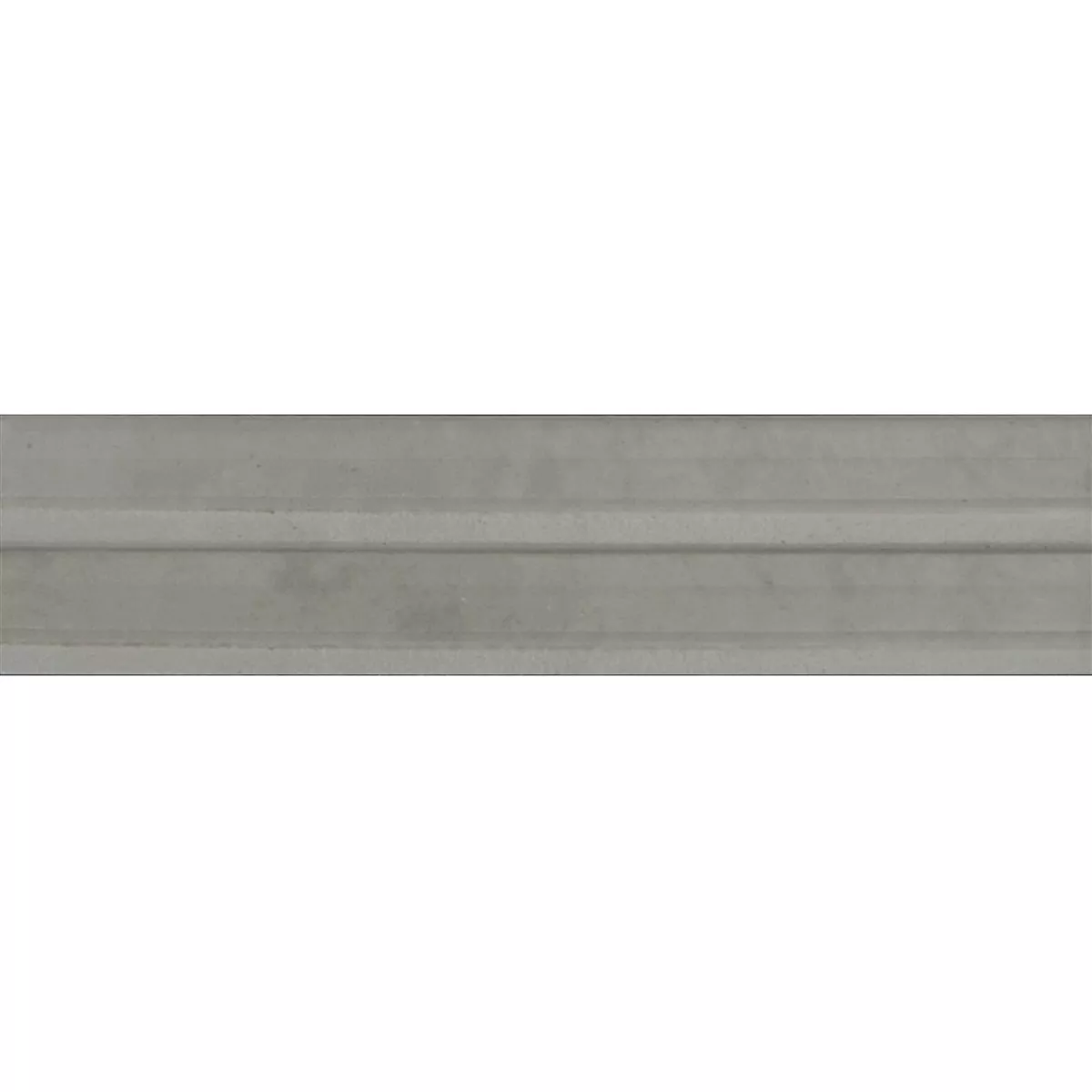 Artemis Grau Glänzend Strukturiert 3D 6x24 cm