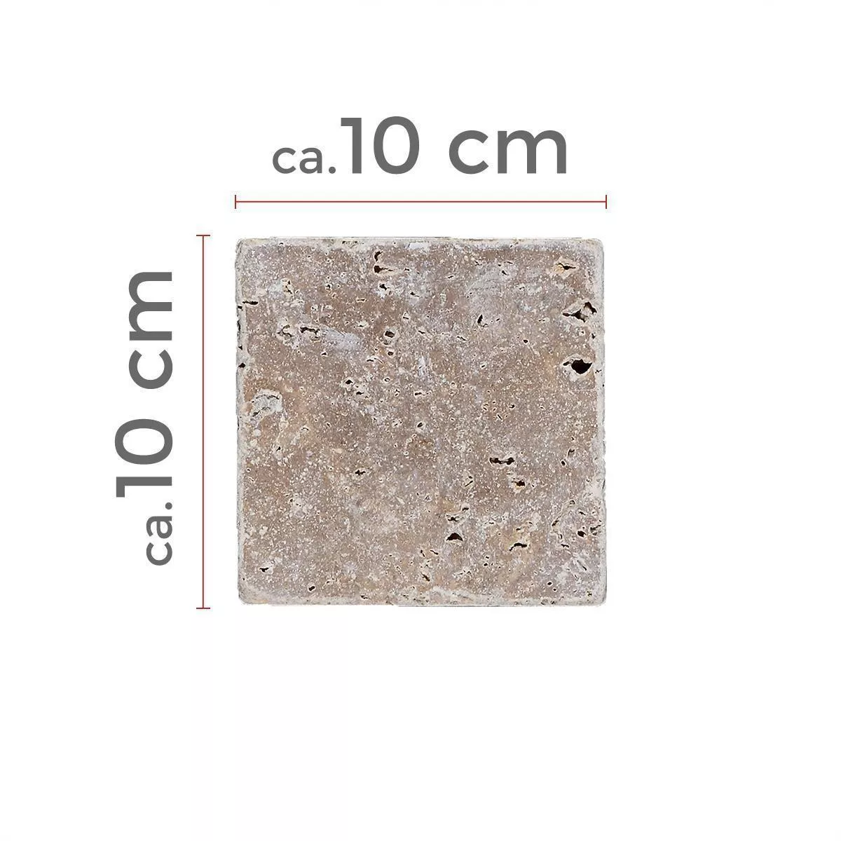 Próbka Plytka Z Naturalnego Kamienia Trawertyn Patara Noce 40,6x61cm
