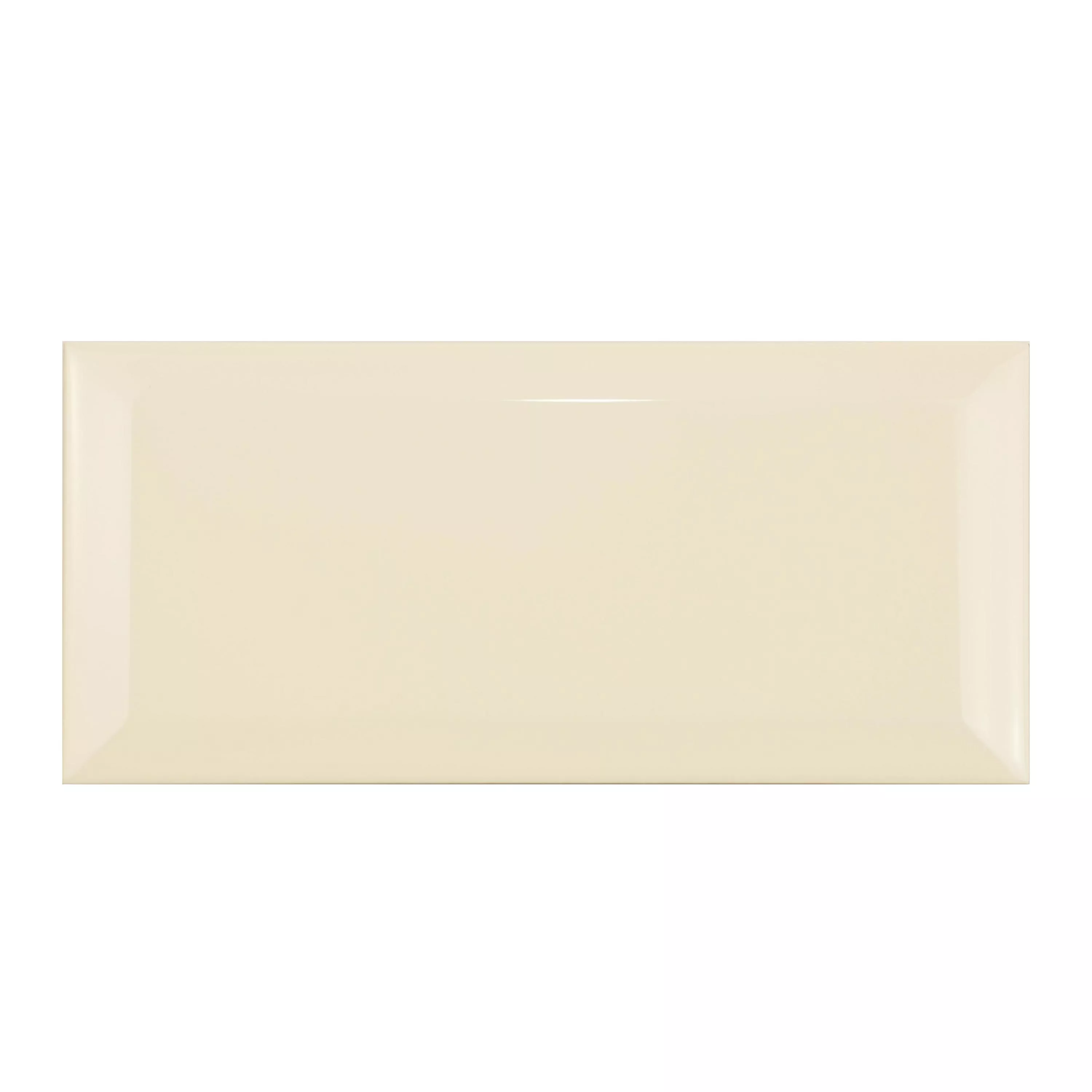 Próbka Metro Płytki Ścienne Brasilia Z Faset 7,5x15x0,7cm Crema