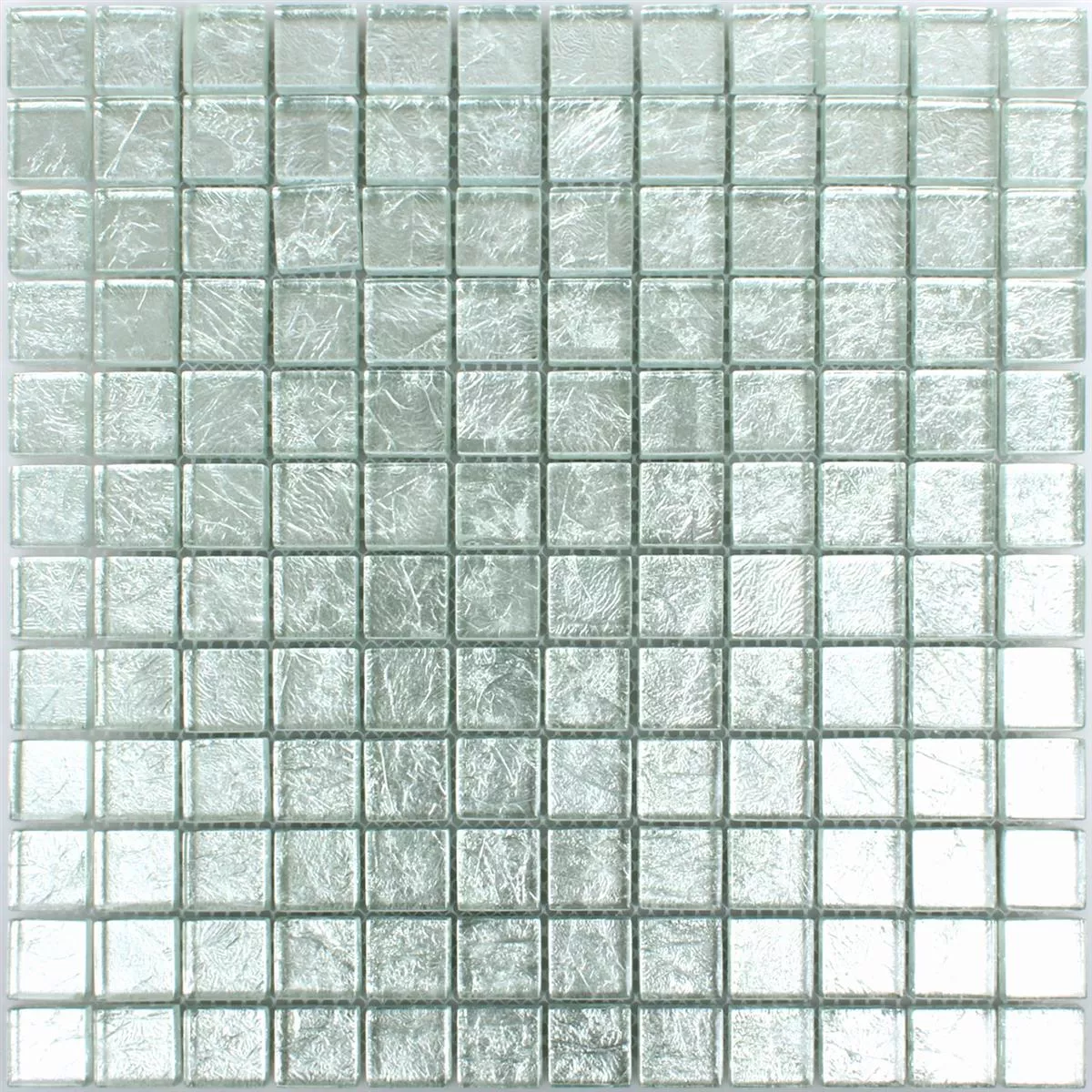 Próbka Mozaika Szkło Lucca Srebrny 