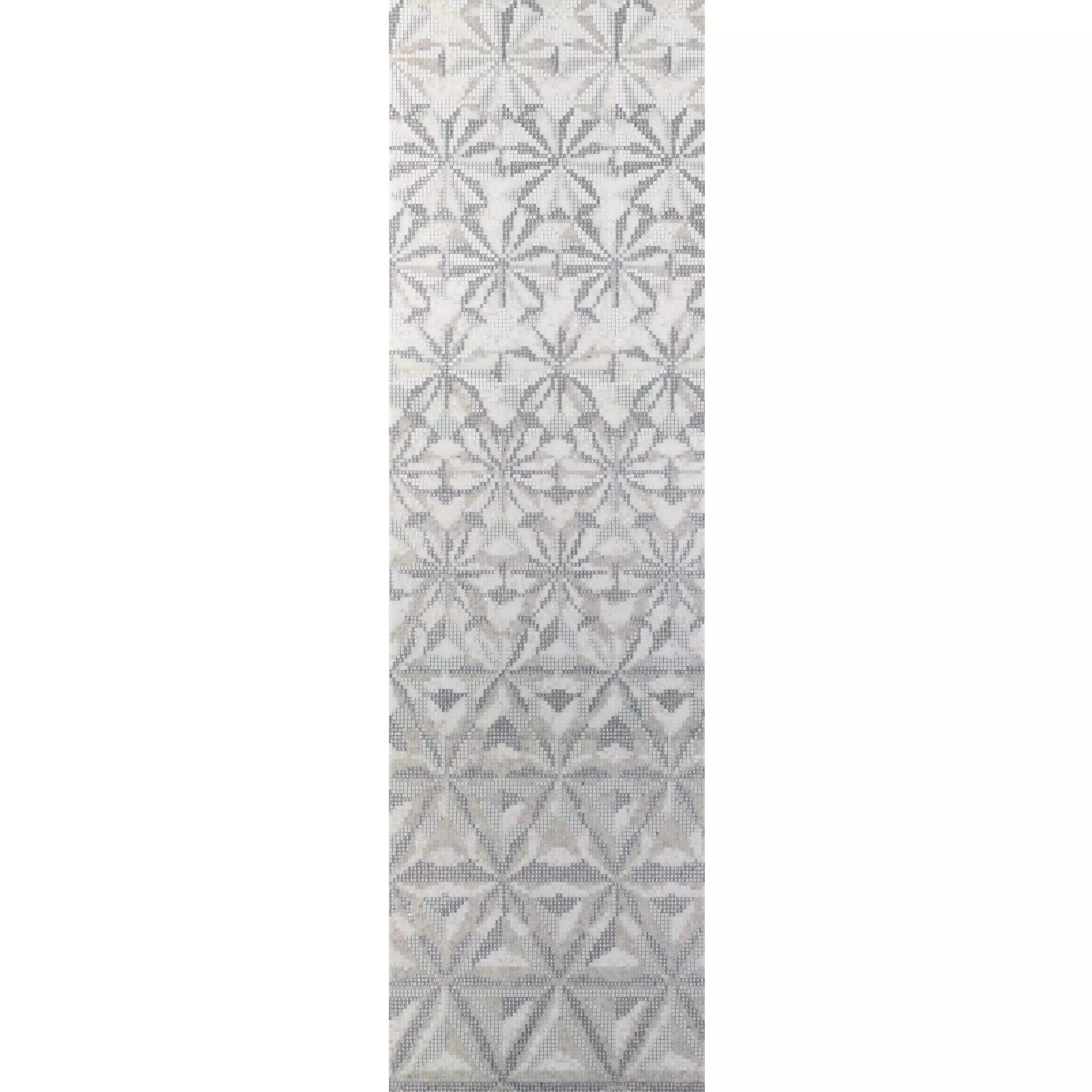 Mozaika Szklana Obraz Magicflower White 110x240cm