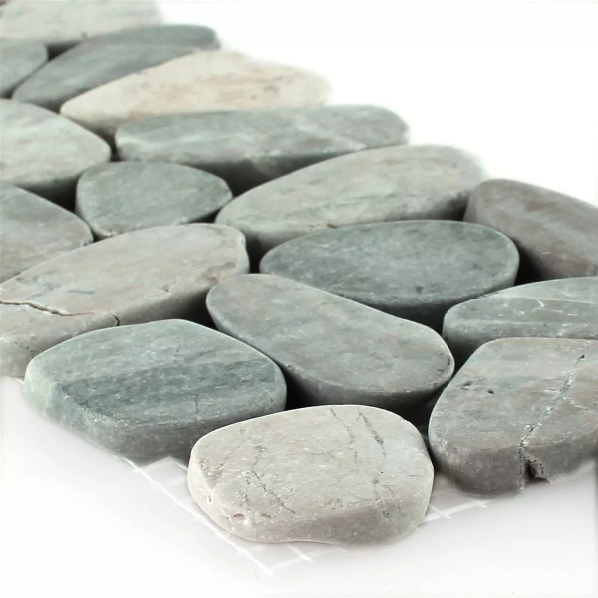 Kamień Otoczak Listwa 10x30cm Jasnoszary Pebbles Kamień Otoczak Listwa 10x30cm Jasnoszary Pebbles