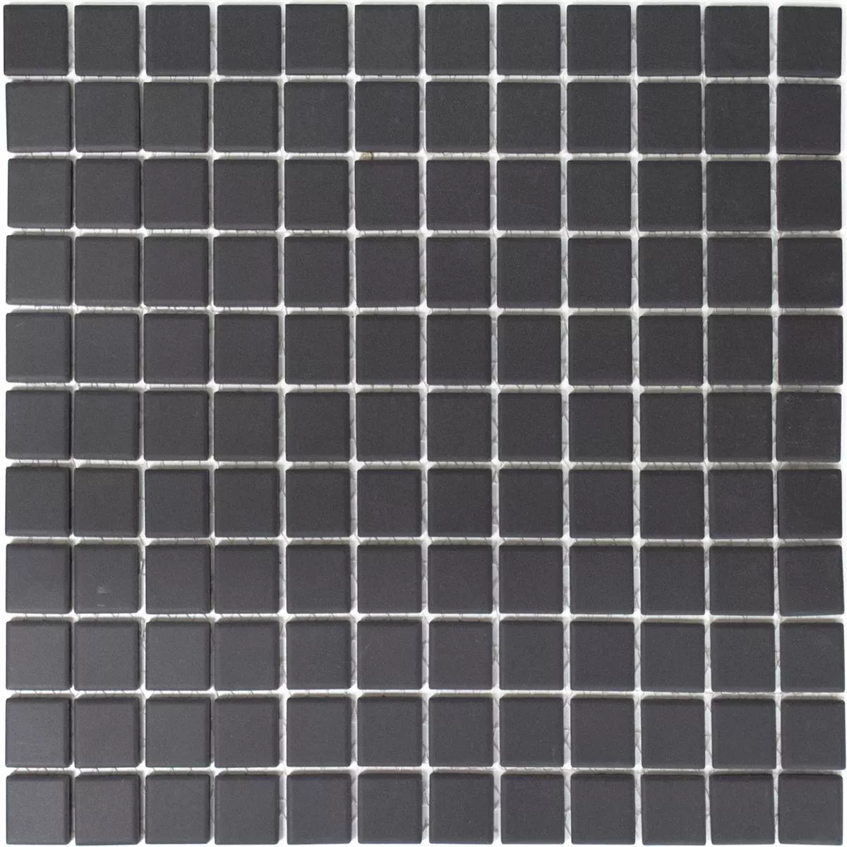 Mozaika Ceramiczna Miranda Antypoślizgowe Czarny Bez Glazury Q25