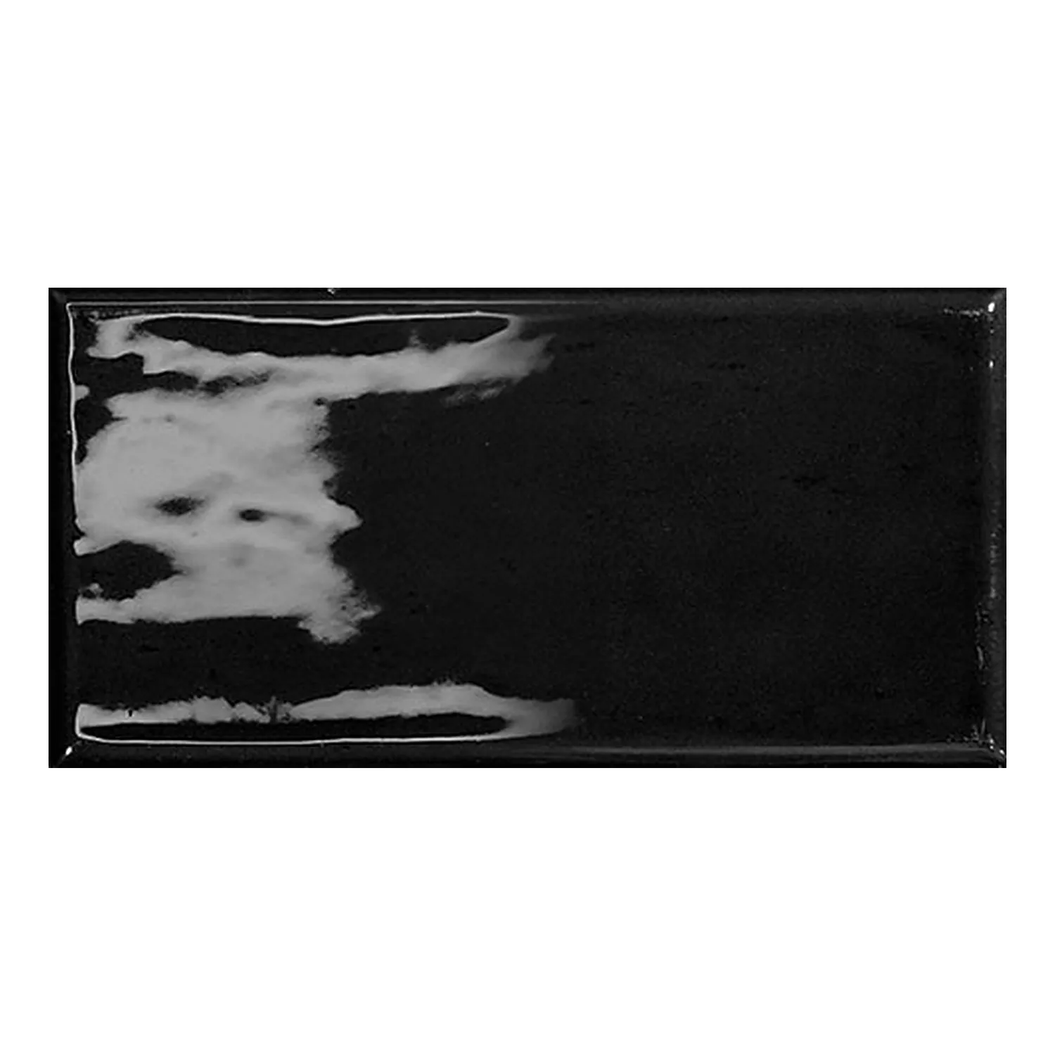 Calissi Czarny Błyszczący Rustykalny 7,5x15 cm Negro