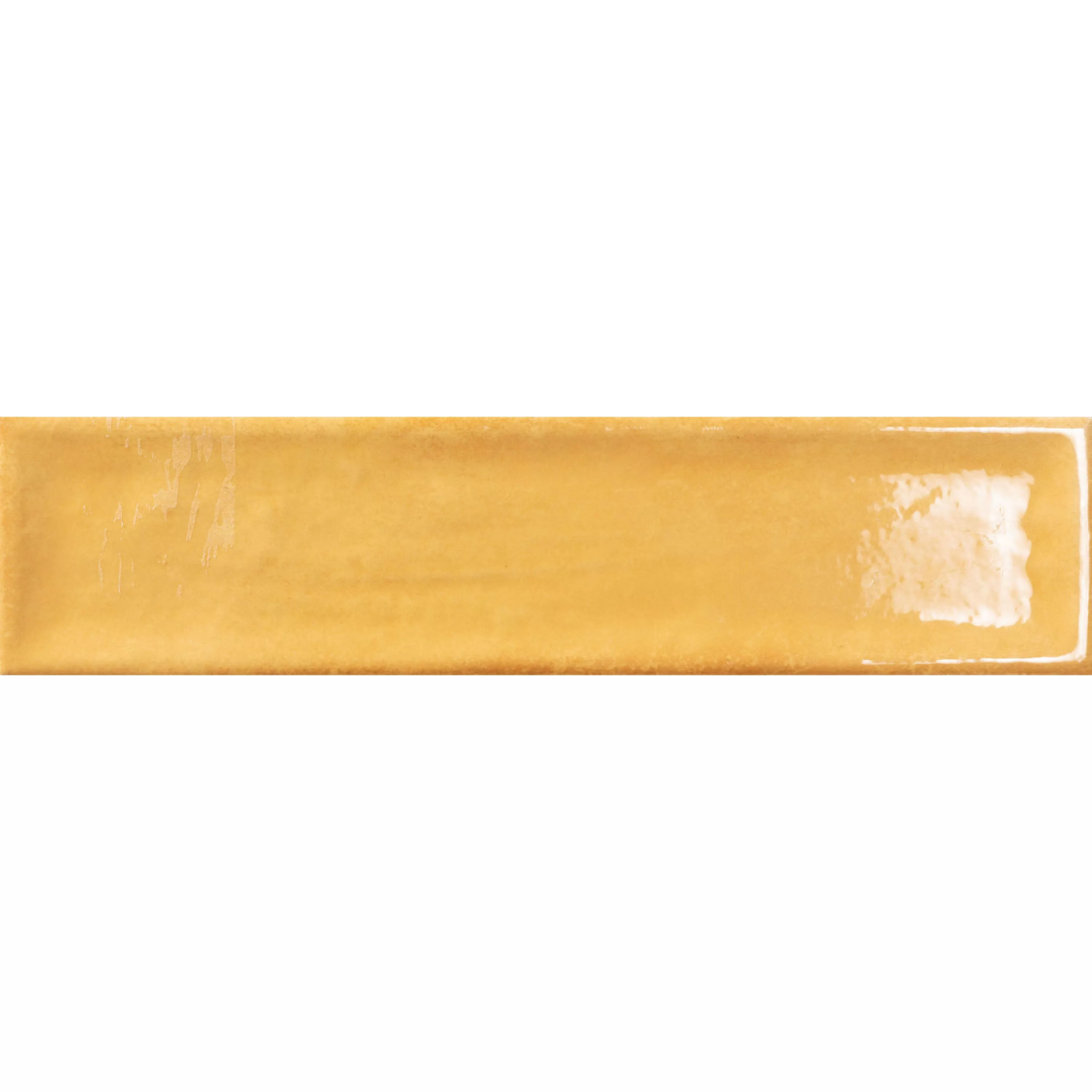 Płytki Ścienne Pascal Błyszczący Wewnątrz Z Faset  Żółty 7,5x30cm Płytki Ścienne Pascal Błyszczący Wewnątrz Z Faset  Żółty 7,5x30cm