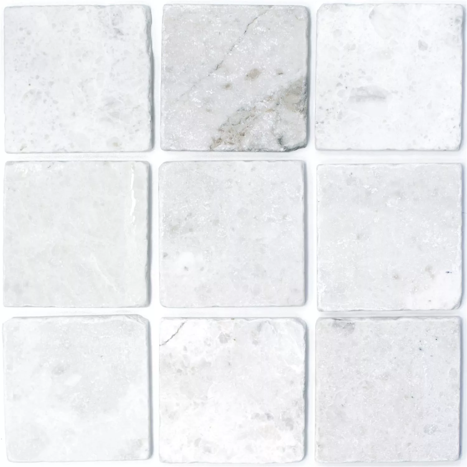 Plytka Z Naturalnego Kamienia Marmur Treviso Biały 30,5x30,5cm