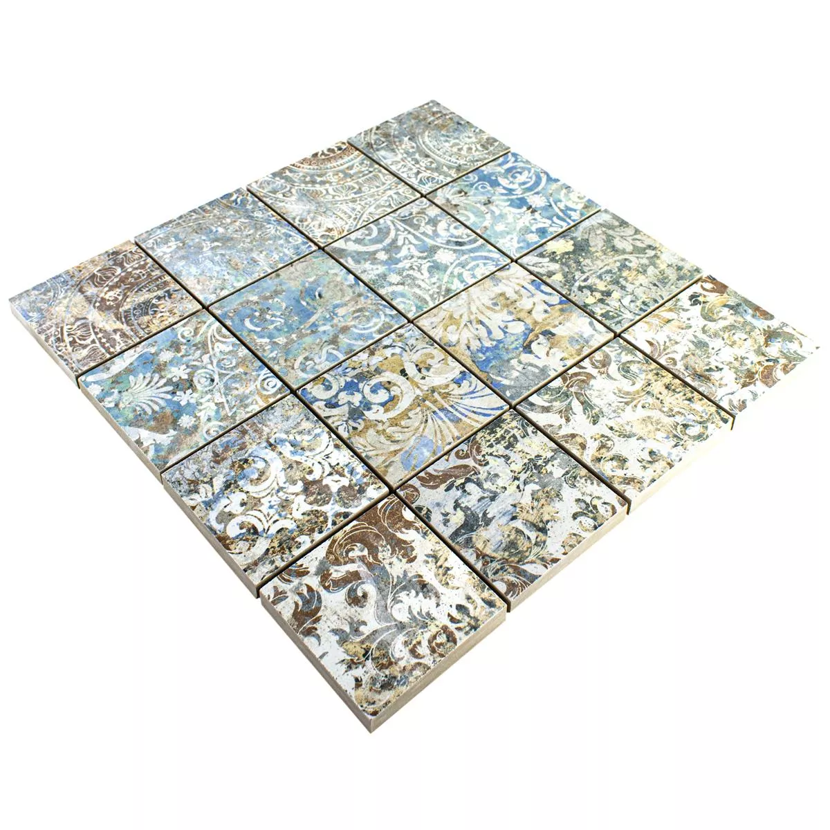 Próbka Mozaika Ceramiczna Płytki Patchwork Kolorowy