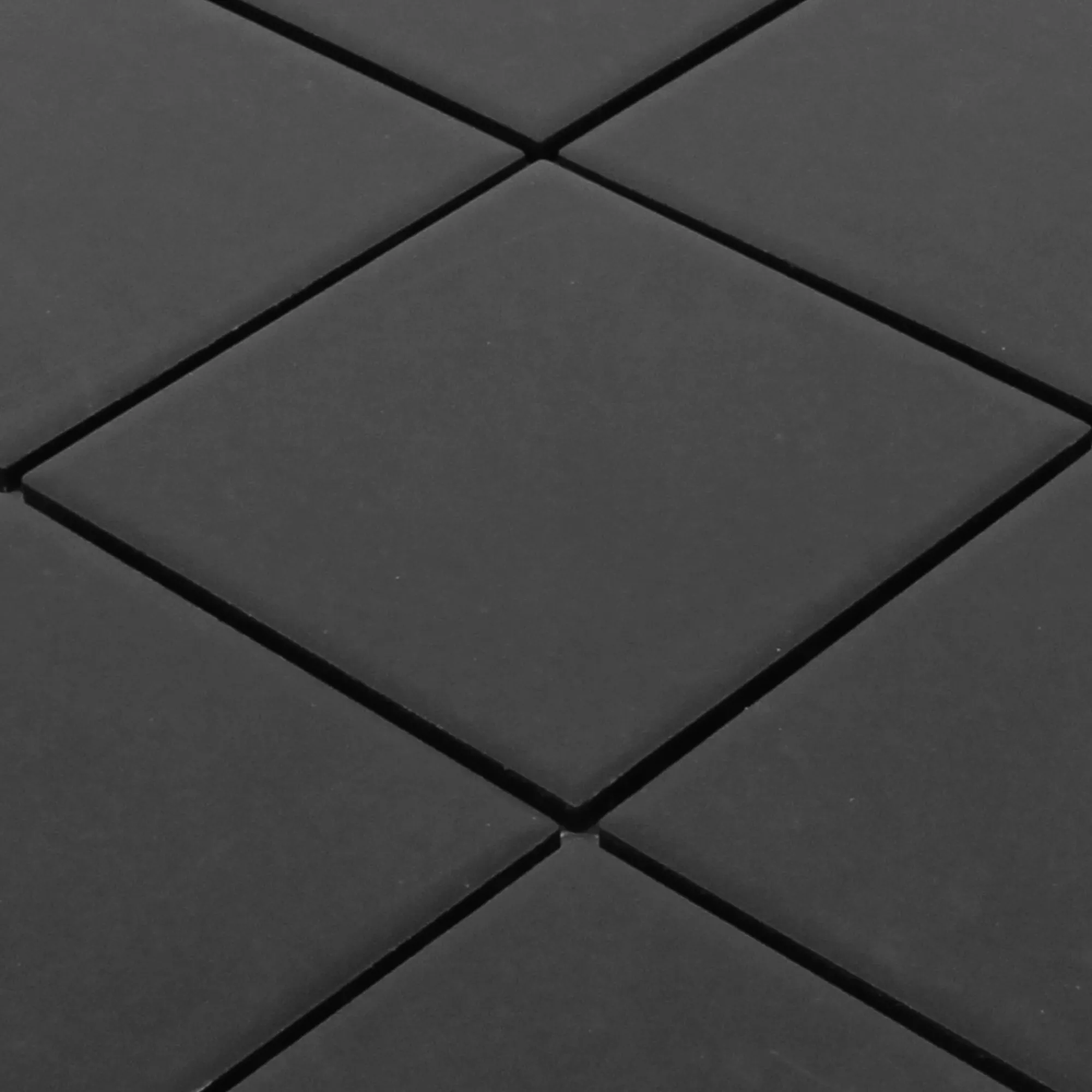 Mozaika Ceramiczna Miranda Antypoślizgowe Czarny Bez Glazury Q97