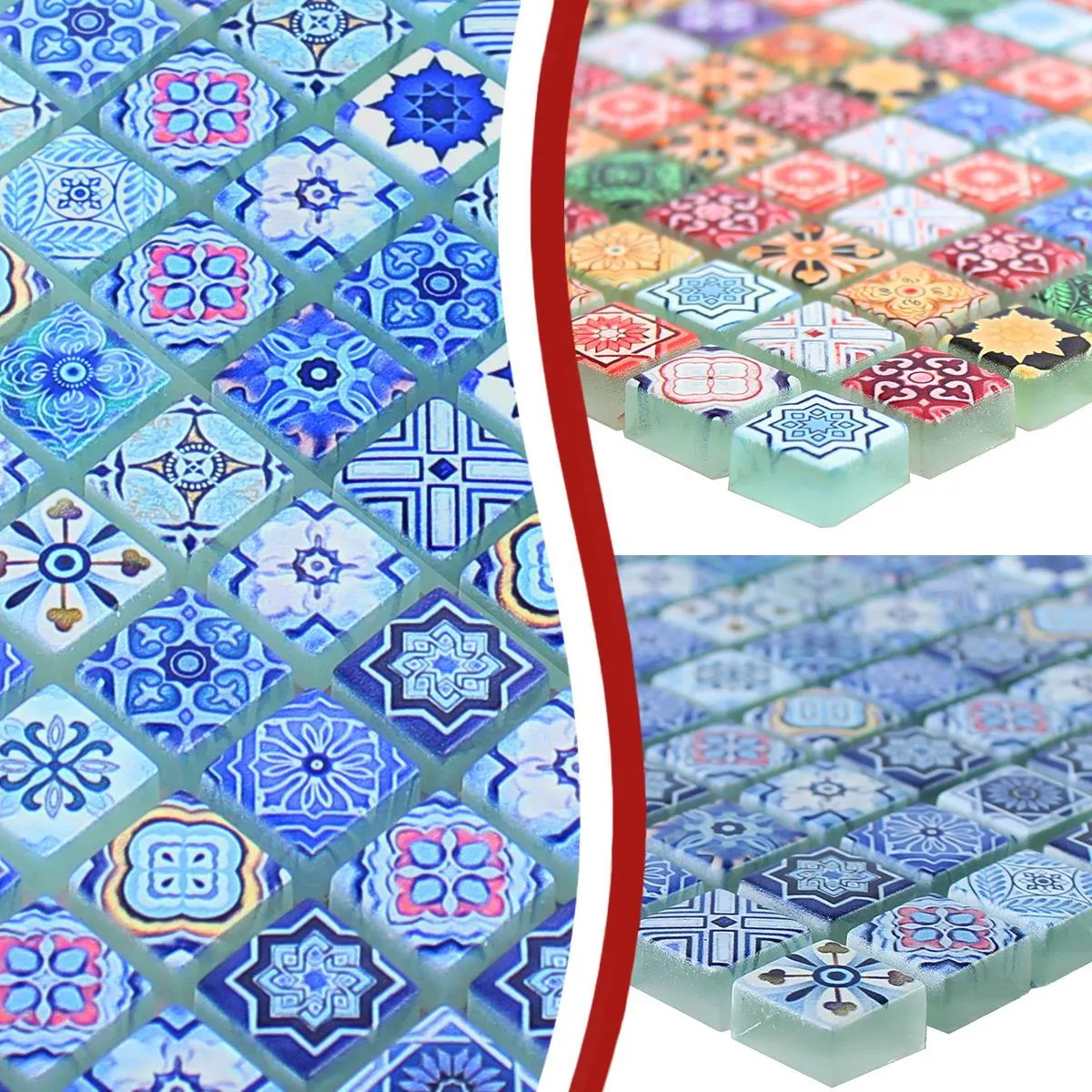Mozaika Szklana Płytki Marrakech
