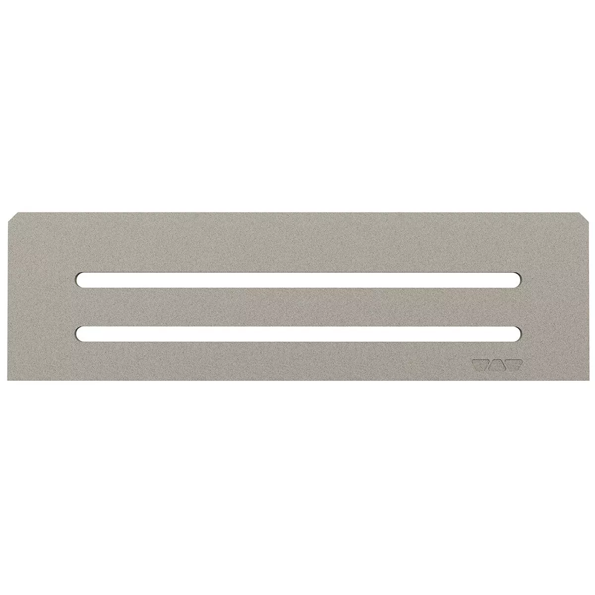 Półka ścienna wnękowa Schlüter prostokątna 30x8,7cm Wave Grey