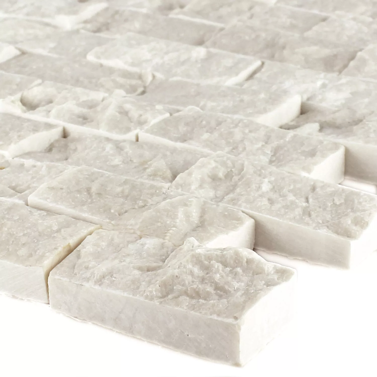 Mozaika Kamień Naturalny Marmur Afyon Beżowy 3D