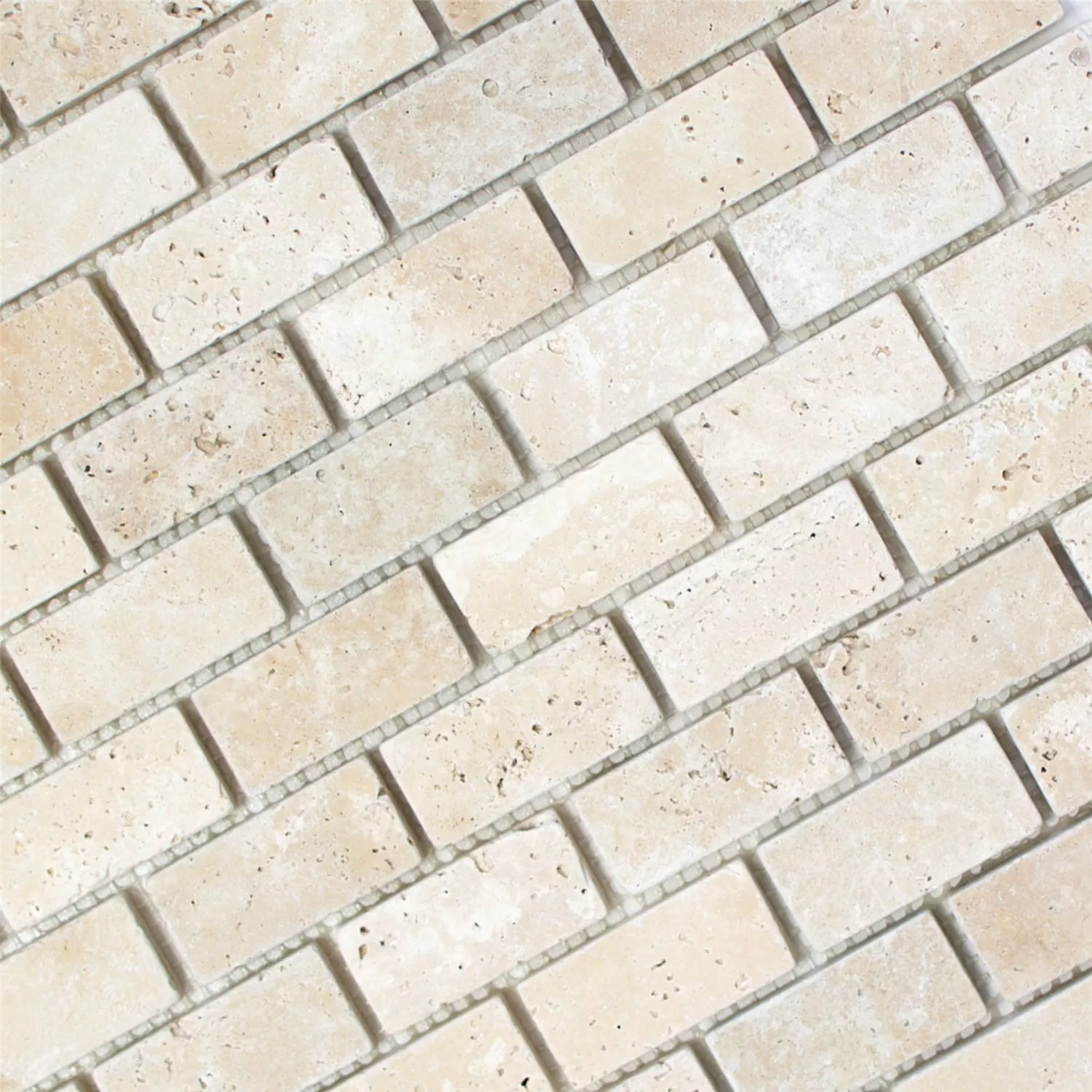 Mozaika Trawertyn Barga Beżowy Brick